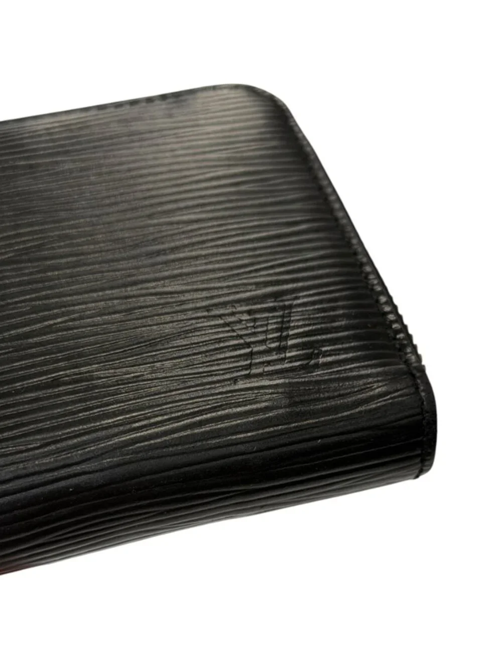 Louis Vuitton 2015 France Black Epi Leather Zippy Wallet